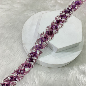 Jharkhand Handmade Designer Lace Traditional Handcrafted Zari Border Trim Dresses Elegant Decorative Trim for Wedding - Product Image 2