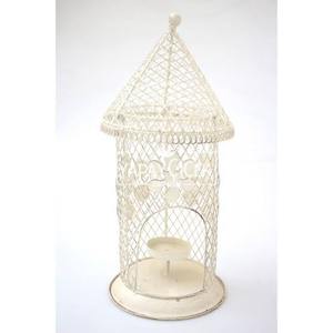 Style Ins Home Decor Outdoor Iron Candle Holder Easy-to-Place Metal <b>Hurricane</b> <b>Lantern</b> for Christmas Decor & Other Candle Holders - Product Image 3