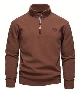 Laber professionnel hommes Premium haute qualité sweat décontracté vêtements d'hiver couleur unie col montant sweats à capuche quotidiens sweats - Product Image 1