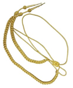 حبال كتف معدنية من aguilette إكسسوارات ذهبية أخرى من Aiguillette للملابس الجاهزة
