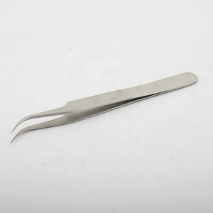 Pincettes à cil en acier inoxydable, outils professionnels pour Application de cils - Product Image 1