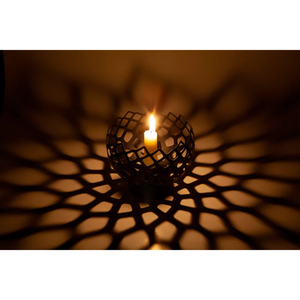 Support de lampe à thé en fer et bois Designer Touch pour chandelier intérieur Décoration intérieure Mariages et événements spéciaux Base en bois - Product Image 6