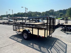 2024 Outlaw Trailers 12' Utility Trailer with 2' Mesh Sides Core Axle Component New Model - Product Image 2