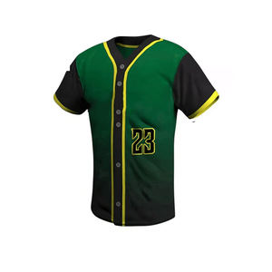 Uniforme de maillot de baseball personnalisé de la meilleure qualité design sublimé uniforme de baseball softball boutonné pour jeunes - Product Image 3