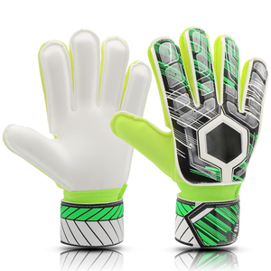 Gants de gardien de but unisexes en cuir, multi-couleurs, nouveau design, forte adhérence, protection des doigts et double protection du poignet, ajustement parfait pour l'entraînement. - Product Image 1