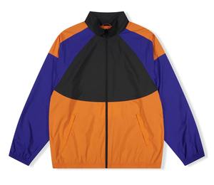 Chaqueta cortavientos de verano para hombre, Chaqueta ligera con forro de malla de color y retazos de talla grande, último diseño personalizado, venta al por mayor - Product Image 1