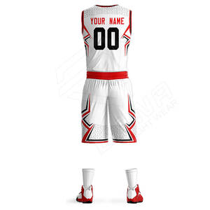 Uniforme de baloncesto unisex personalizado al por mayor pantalones cortos transpirables de secado rápido de talla grande para entrenamiento de Juegos de Verano - Product Image 3