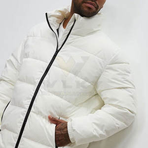 Chaqueta de Invierno Acolchada con Capucha Personalizada de Alta Calidad para Hombre, con Cuello Alto, Mejor Precio al por Mayor, Estilo Urbano, MOQ Bajo - Product Image 6