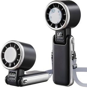 Rechargeable Handheld With Ice Compress Cooling 5 Speed 13500Rpm Strong Wind Portable Fan for Camping - Product Image 1