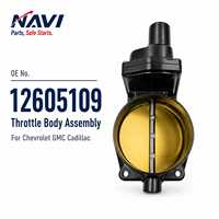 Navi GM Corvette Throttle Body Assembly Untuk Sistem Mesin Otomatis Pengganti Performa Tinggi Kualitas Premium 12605109 102mm