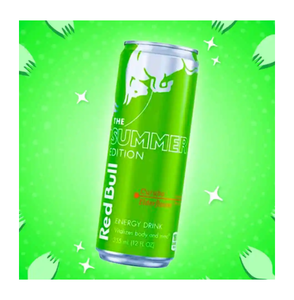 Lote de latas de Red Bull Summer Edition Lime 24x250ml, 32mg de cafeína por 100ml, para alerteza mental durante deportes y trabajo, exportación - Product Image 1