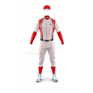 ชุดยูนิฟอร์มเบสบอลผู้ชายแบบขายส่ง ราคาส่ง รับผลิตตามแบบ 100% โพลีเอสเตอร์ แห้งเร็ว ระบายอากาศได้ดี คุณภาพสูง ออกแบบโลโก้ตามสั่ง - Product Image 2