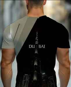 Camiseta Esencial Ultra Suave y Cómoda para Hombre, Verano, Ecológica, Apliques, Mezclilla, Batik, Tela de Pana, 100% Algodón, Parches - Product Image 4