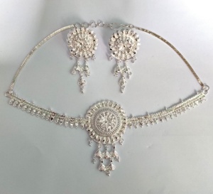 ชุดแหวนต่างหูสร้อยคอชุบเงินเกรดพรีเมี่ยมสุดพิเศษพร้อมชุดเครื่องประดับสไตล์หรูหรา - Product Image 5