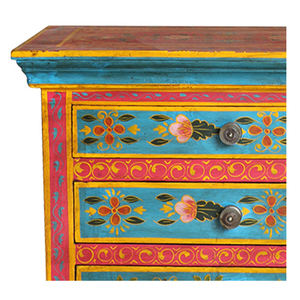 Support de nuit peint, meuble de chambre à coucher - Product Image 3