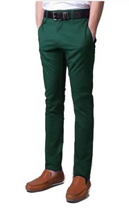 Pantalon de travail décontracté pour homme en coton, taille mi-haute, séchage rapide, coupe-vent, respirant, jambe large, avec cordon de serrage - Product Image 4