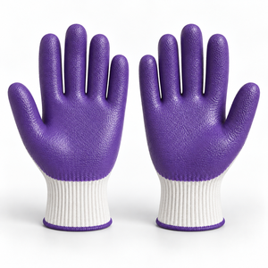 Gants de sécurité enduits de PVC : revêtement protecteur respirant et adhérence sécurisée pour diverses applications sur le lieu de travail - Product Image 5
