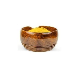 Cuenco de hilo de madera duradero de Mangowood, diseño suave para ganchillo y artesanía, almacenamiento de hilo de estilo moderno de la India - Product Image 5
