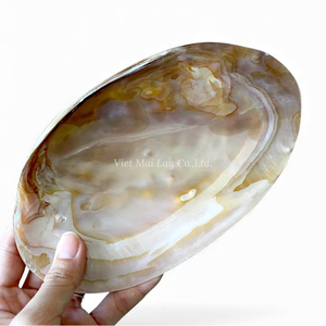 Plato de Nácar Artesanal de Lujo para Decoración del Hogar, Plato para Postres y Porta Joyas Hecho en Vietnam - Product Image 1