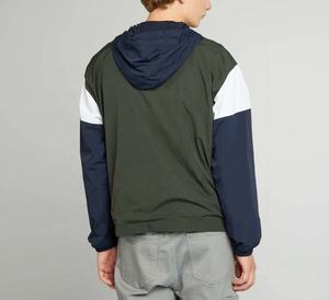 Chaqueta Cortavientos de Nailon Transpirable para Hombre, Talla Grande, Informal, Deportiva, para Exteriores, con Cierre de Cremallera, Estilo Fresco, Impermeable, para Verano - Product Image 2