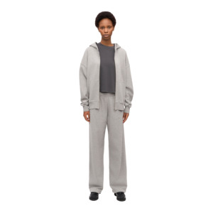 Nuevo invierno con capucha ecológico secado rápido transpirable Casual negro cremallera bolsillo lateral pantalones alta calidad chándal conjuntos mujeres - Product Image 2