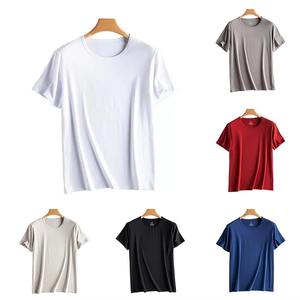 T-shirt pour homme en coton 100% de qualité supérieure, design personnalisé, col rond, basique, surdimensionné, tissu tricoté, poids 220 grammes - Product Image 3