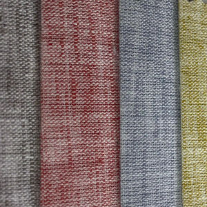 Exclusivo algodón Lino camisa tela pantalla táctil sensible liso teñido Slub diseño tejido técnica vestidos para niños niñas - Product Image 1