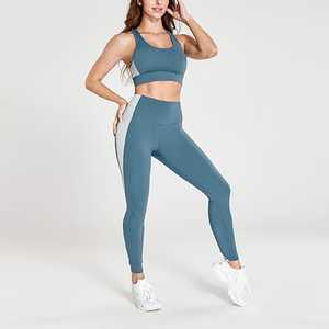 Ensemble de Yoga sans manches nouveau Design ensemble de Yoga de haute qualité poids léger femmes dos ouvert Design Yoga - Product Image 6