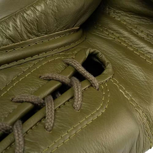 ชุดฝึกซ้อมคิกบ็อกซิ่งคุณภาพสูง สีเขียว ชุดคู่มือฝึกซ้อมระดับพรีเมียม ชุดมวยไทยแบบกำหนดเอง หนังวัวแท้ ชุดชกมวยหนังแท้ - Product Image 2