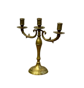 Three Arm Antique Candelabra Traditional Style Premium Quality Candle Stand for Home and Wedding Decoration - Product Image 1