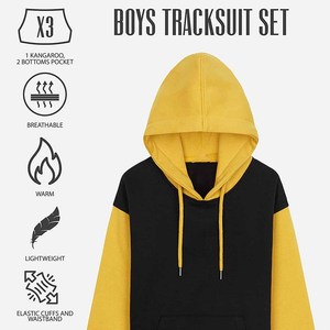 Chándal con capucha para niños y adultos, conjunto de dos piezas, cómodo - Product Image 2