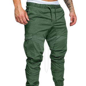 Pantalon cargo en toile pour homme, style streetwear, respirant, imperméable, séchage rapide, durable, léger, fermeture à cordon - Product Image 2
