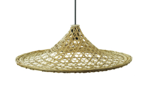 Vietrustic Handmade Eco-friendly Bamboo Round Shape Customized Logo <b>Lamp</b> <b>Shade</b> Pendant Light for Kitchen Home Decoration - Product Image 5