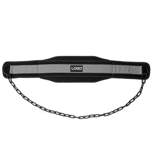 Cinturón de Soporte Lumbar de Neopreno de Alta Seguridad con Logotipo Personalizado, Impermeable, con Cadena de Acero para Levantamiento de Pesas, Entrenamiento Profesional - Product Image 6