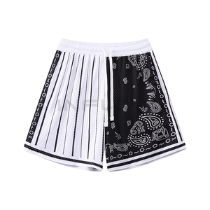 Pantalones cortos de malla de poliéster 100% para hombre, cintura elástica cómoda, sublimación gráfica personalizada, pantalones cortos para hombre, el mejor estilo callejero, entrada corta - Product Image 6