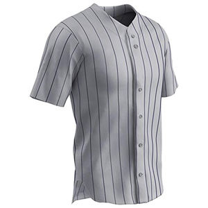 Vêtements de Baseball Softball Chemises de Sport Imprimé par Sublimation Vente en Gros Nom d'Équipe Vierge Uniformes de Baseball pour Hommes 100 Polyester - Product Image 3