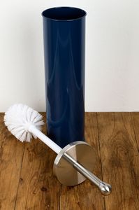 Porte-brosse de toilette en métal utilitaire pour salles de bain domestiques et commerciales, offrant une solution d'hygiène fiable - Product Image 4
