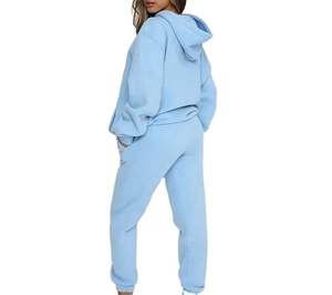 Nueva Ropa Deportiva de la Mejor Calidad, Conjuntos Deportivos con Capucha Estampados de Invierno, Logotipo Personalizado, Algodón, Entrenamiento, Mujer, Jogger, Talla Grande, Venta al por Mayor - Product Image 2