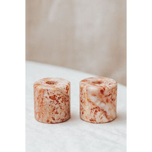 Bougeoir en marbre décoratif pour la maison au design admirable bougeoir en forme de coeur en marbre gris naturel de qualité supérieure - Product Image 6