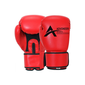 Guantes de entrenamiento Muay Thai profesionales con logotipo personalizado hechos de PU y material de cuero - Product Image 6