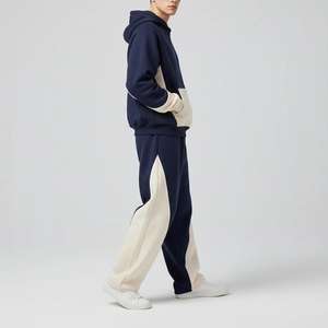 Conjunto Deportivo Personalizado de Alta Calidad para Hombre, Pantalones Holgados, Sudadera con Capucha y Traje Deportivo, Colección de Invierno de Moda - Product Image 1