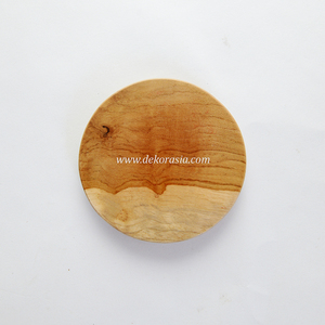Posavasos redondo de teca, taza de bebida de café, posavasos de madera hechos a mano personalizados, decorativos para bebidas - Product Image 6