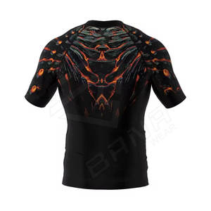Meilleures ventes Rush Guards à manches courtes avec logo personnalisé Chemise de compression Rush Guards à prix réduit Rash Guard - Product Image 2
