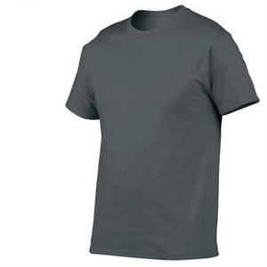 T-shirt à manches courtes ajusté à col rond en coton 100% 160 GSM personnalisé OEM en couleur unie, grande taille pour le sport - Product Image 5