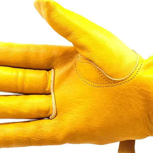 Industrial Goatskin Cowsplit cuero resistente al calor abrasión Tig Mig seguridad trabajo protección guantes para trabajo de soldadura - Product Image 5