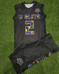 Uniformes personnalisés à utiliser Vintage 100% Polyester Sublimation brodé à manches longues personnalisé homme 7 sur 7 uniforme - Product Image 1