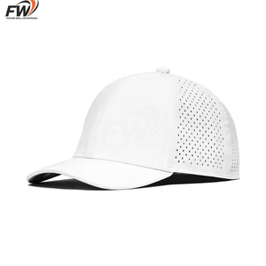 Nueva Gorra de Béisbol Deportiva de 5 Paneles con Logotipo Personalizado en PVC, Impermeable, de Poliéster, con Perforaciones Cortadas a Láser, Estilo Dad Hat - Product Image 4
