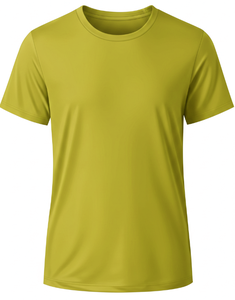High Quality Unisex <b>100</b>% Merino <b>Wool</b> Short Sleeve Solid Casual T-Shirt Lightweight 150gsm Single Ply <b>Yarn</b> Jersey ODM Quick Dry - Product Image 1