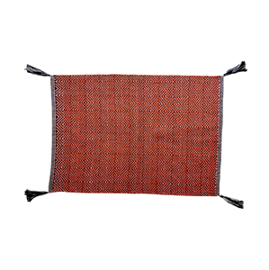 พรมทอมือจากเส้นใยฝ้ายถักแบบห่วง ลายนามธรรม สไตล์โมเดิร์น ทอแน่น 1600 GSM กันลื่น ปลอดภัยสำหรับสัตว์เลี้ยง ตกแต่งบ้าน ห้องนอน ห้องนั่งเล่น - Product Image 1