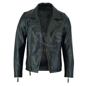 Veste en cuir de haute qualité Logo personnalisé Veste en cuir Vêtements à la mode Veste en cuir pour hommes - Product Image 1